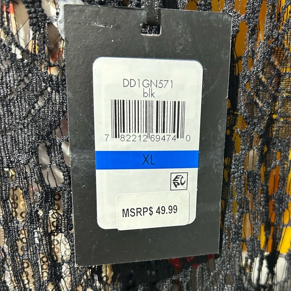 DKNY Women's Open-Stitch Drop-Shoulder Cardigan Sweater NWT - Picture 6 of 6